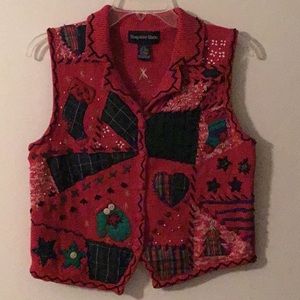Christmas Sweater Vest*size SMALL PETITE